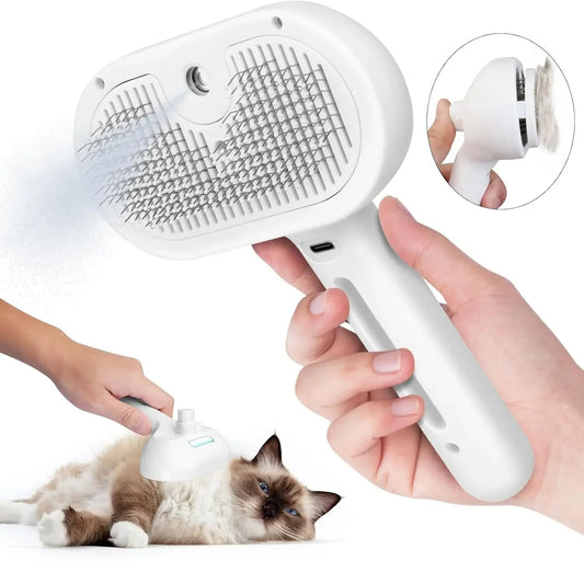 Barkit™ MistGroom – Verzorgingskam met Waternevel voor Huisdieren – Haarverwijderaar & Ontklitter | Borstel voor Katten en Honden