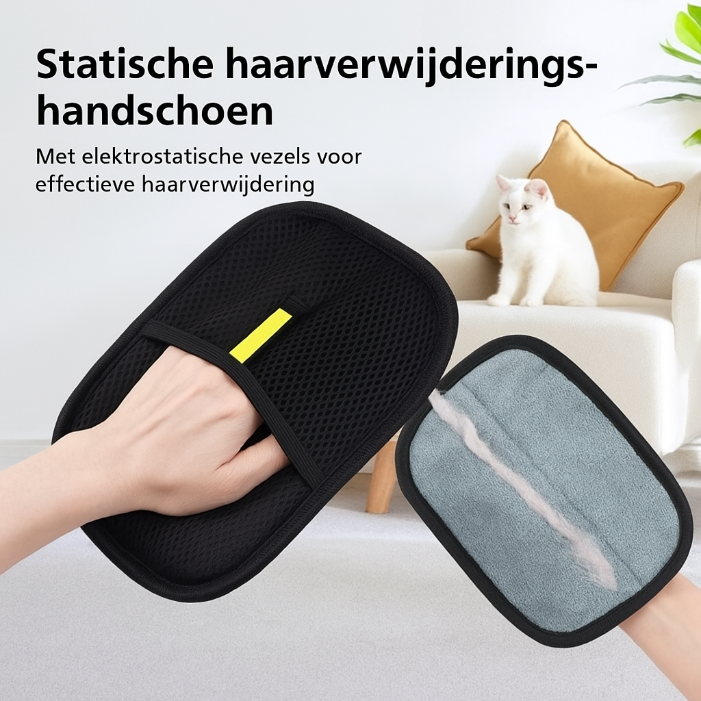 Barkit™ Furmitt – Haarverwijder Handschoen voor Katten & Honden | Comfortabel & Dierenvriendelijk